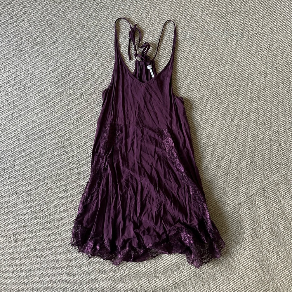 Purple Free People Slip Dress